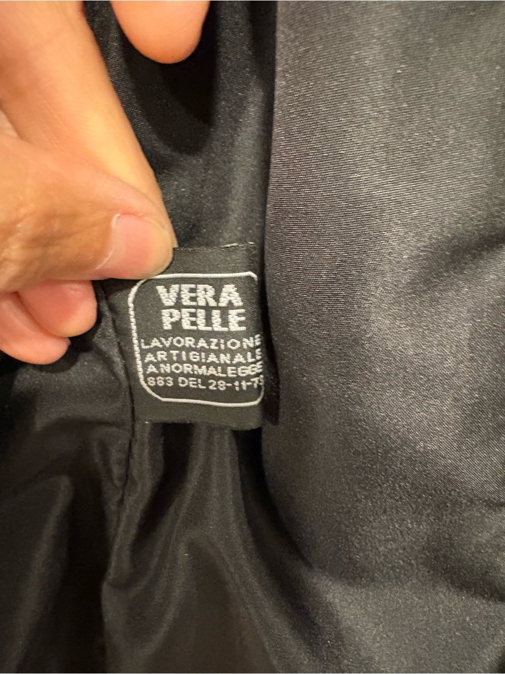 NEW Vera Pella handmade Italian leather jacket deep green small - Picture 3 of 11